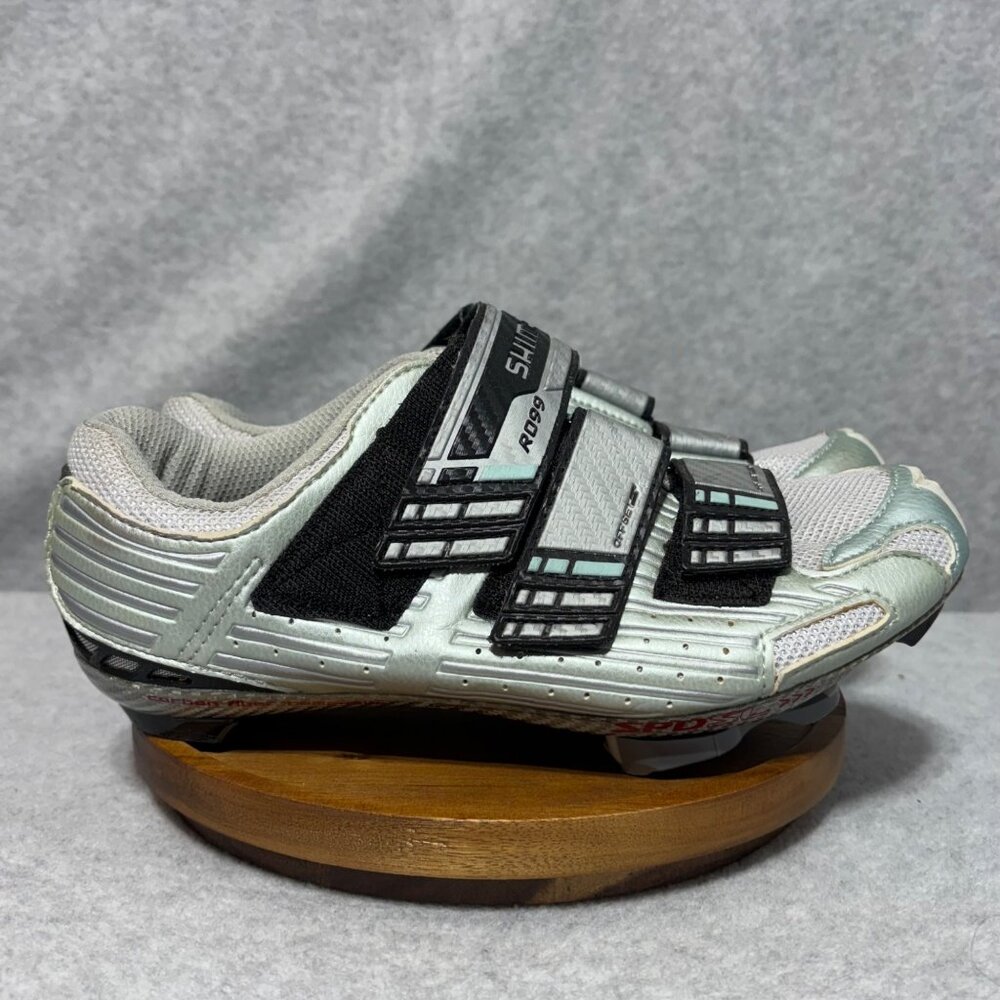 Shimano R099 Cycling Shoes Hook and Loop Straps Size 39 EU US Size 7